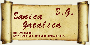 Danica Gatalica vizit kartica